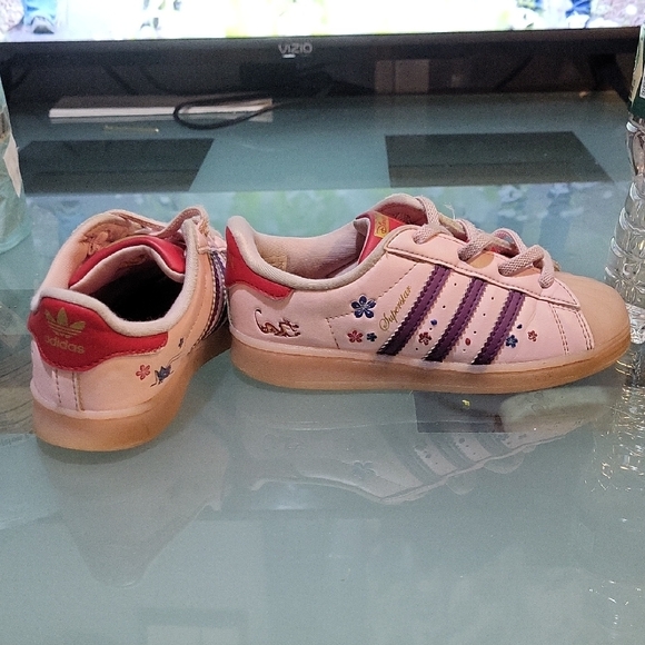 Adidas Kids Sneakers in Pink and Purple - Picture 7 of 7